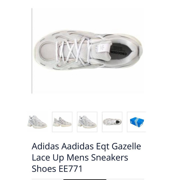 Adidas Eqt Gazelle Lace Up Men’s Sneakers Shoes / Size-10.5 main image 7